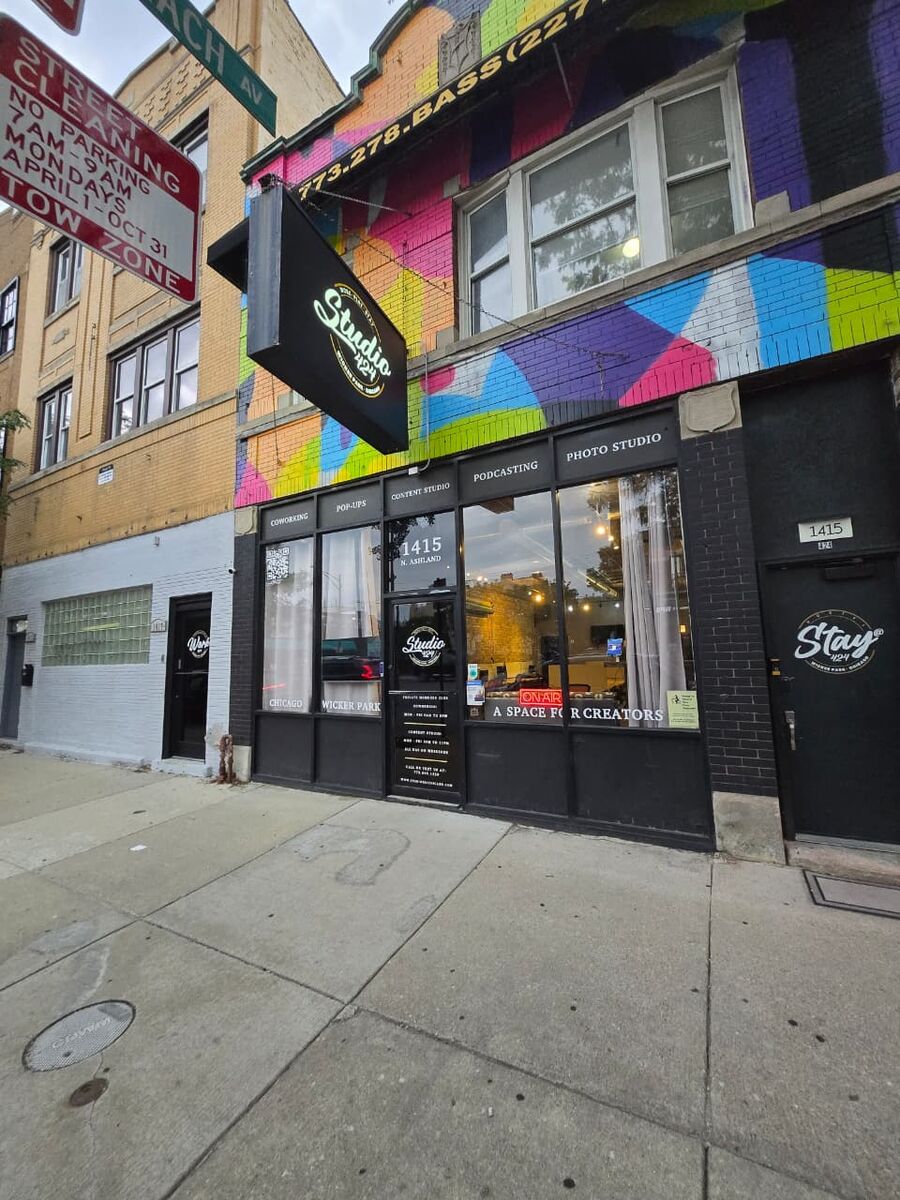 Band rehearsal studio at 1415 N. Ashland Avenue